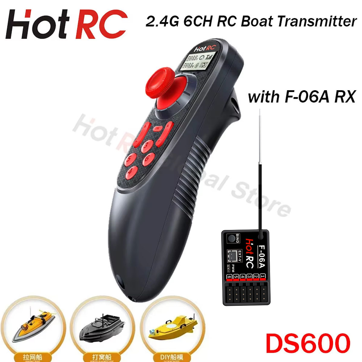 Rc Hobby Shops - HOTRC DS600 6CH 6 saluran layar