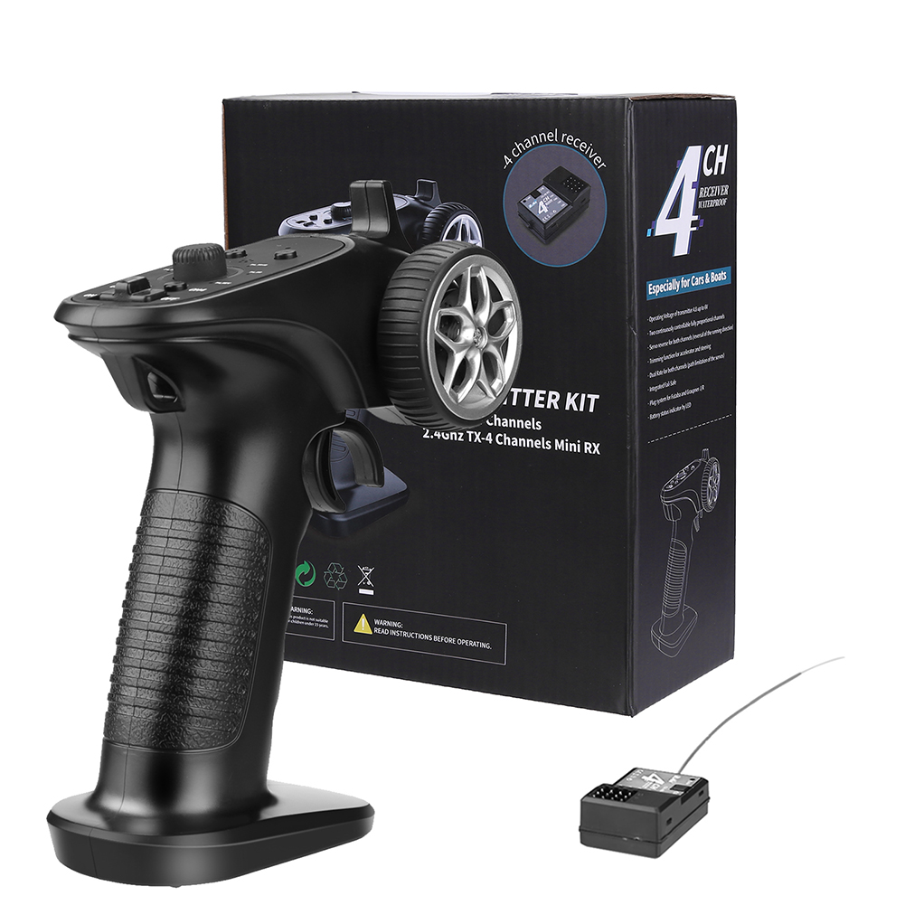 Rc Hobby Shops - GA-4H-TX 4CH 2.4GHz Pemancar Penerima Radio