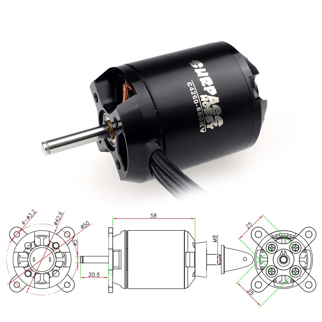 Motor Brushless Outrunner SURP - Rc Plane Hobby Zone ulasan dan harga