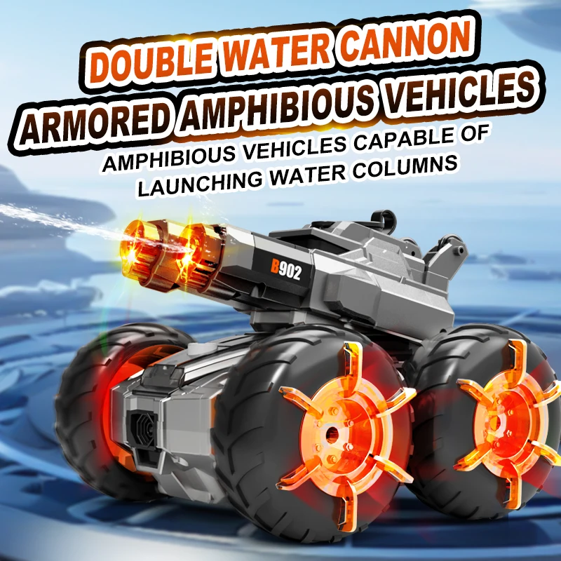 Mainan Tank RC Amfibi 2.4G Dua - Rc Hobby Toucan ulasan dan harga
