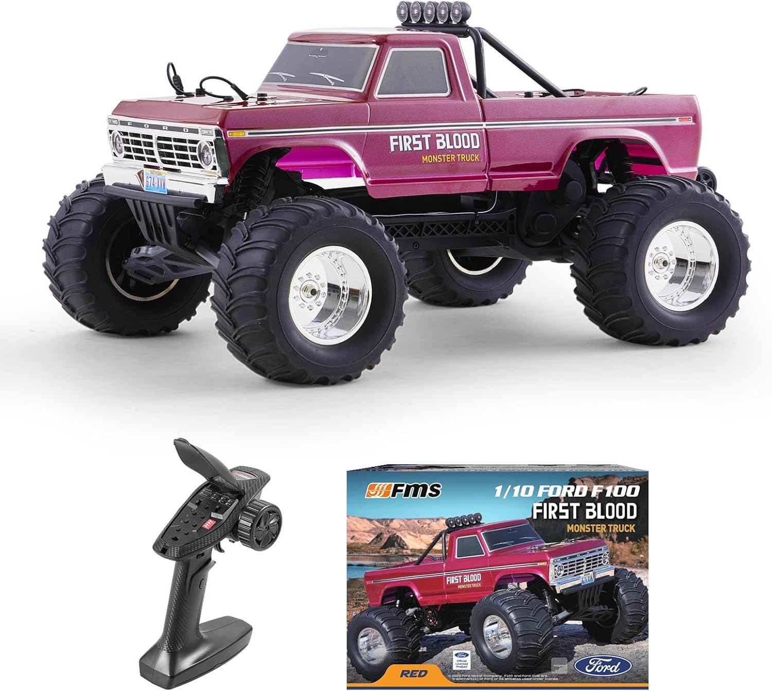 Truk Monster RC Ford F-100 Ska - Rc Hobby Grade Monster Truck ulasan dan harga